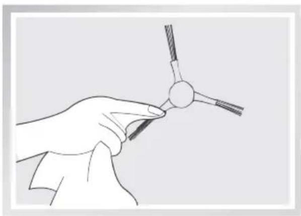 ECOVACS DEEBOT M81 PRO - Nettoyage des brosses laterales - 1