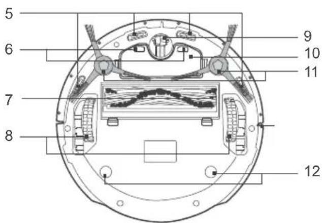 ECOVACS DEEBOT M81 PRO - Schéma du produit - 2