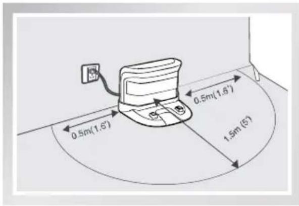 ECOVACS DEEBOT M81 PRO - Charging Dock Placement - 1