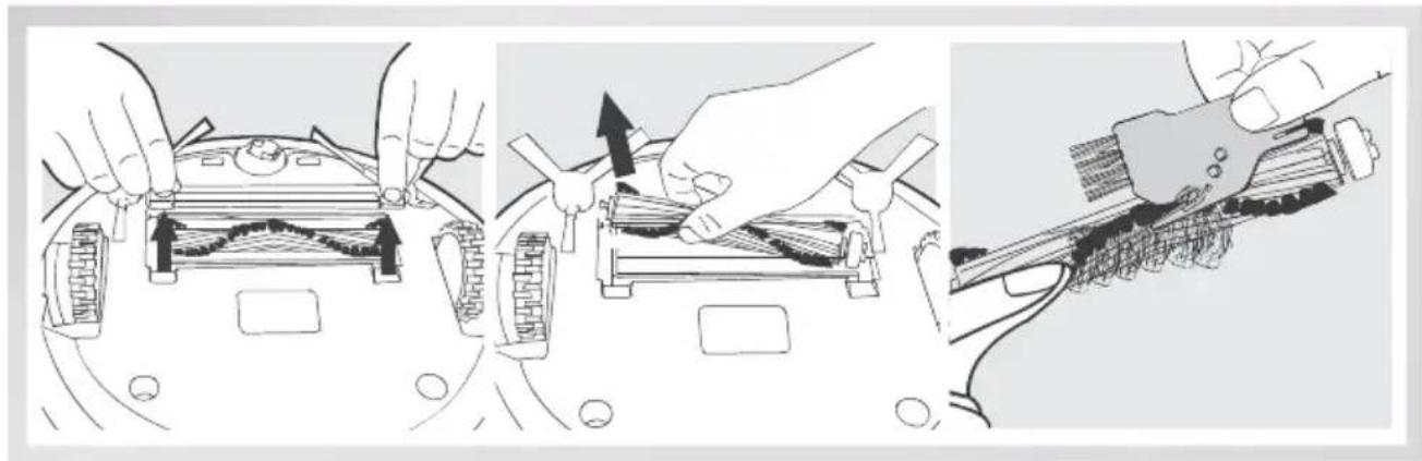 ECOVACS DEEBOT M81 PRO - Cleaning the Main Brush - 1