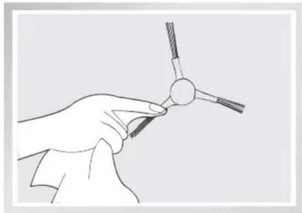 ECOVACS DEEBOT M81 PRO - Cleaning the Side Brushes - 1