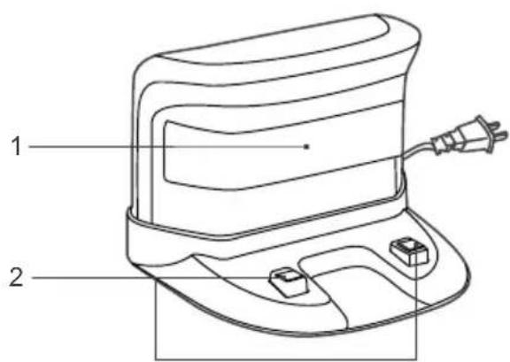 ECOVACS DEEBOT M81 PRO - Estación de energia - 1