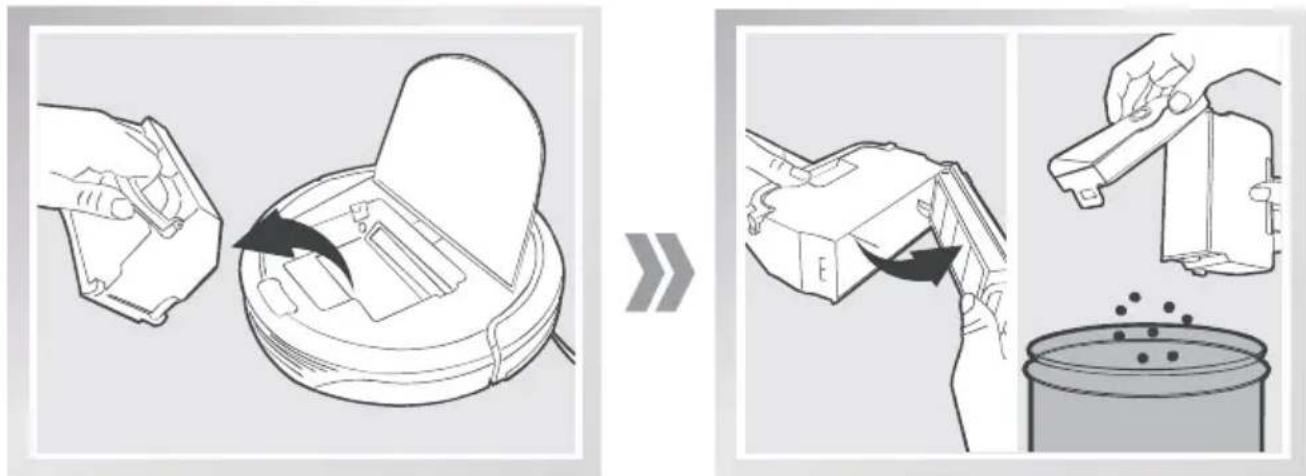 ECOVACS DEEBOT M81 PRO - Recipiente para el polvo y filtros - 1