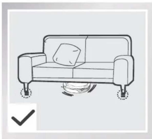 ECOVACS DEEBOT M81 PRO - Remarques avant le nettoyage - 3