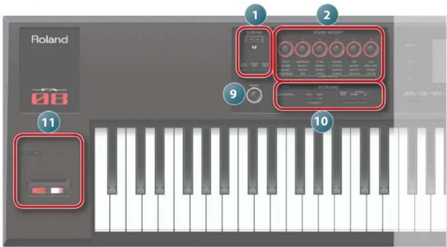 Roland 08 1 2 ROUND MODE 9 ST ROUND 10 11