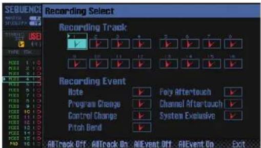 ROLAND FA06 - Dans la fenêtre «Realtime Rec Standby» (p. 59), appuyez sur le bouton [5] (Rec Select). - 1