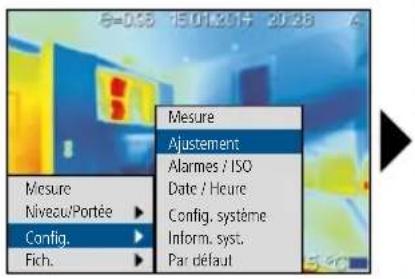 Laserliner ThermoXplorer Pro - Réglages spécifiques à la mesure : Réglages - 1