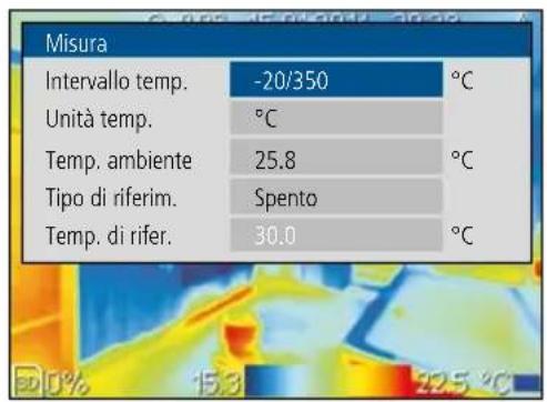 Laserliner ThermoXplorer Pro - Impostazioni specifiche di misurazione: Impostazioni di misura - 3
