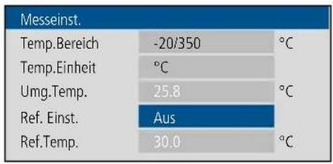 Laserliner ThermoXplorer Pro - Einstellen der Referenztemperatur - 1