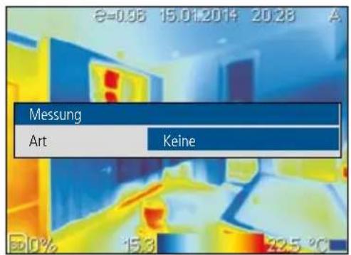 Laserliner ThermoXplorer Pro - Messspezifische Einstellungen: Messung - 4