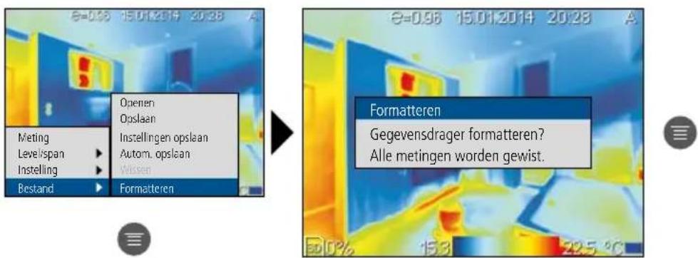 Laserliner ThermoXplorer Pro - SD-kaart formatteren - 1