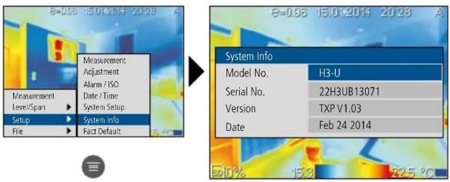 Laserliner ThermoXplorer Pro - System Info - 1
