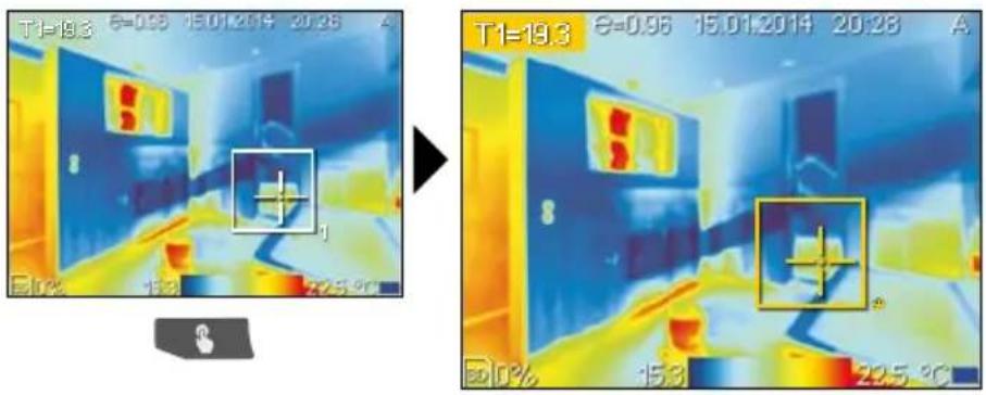 Laserliner ThermoXplorer Pro - Oppervlaktemeting activeren/deactiveren - 2