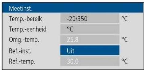 Laserliner ThermoXplorer Pro - Instellen van de referentietemperatuur - 1