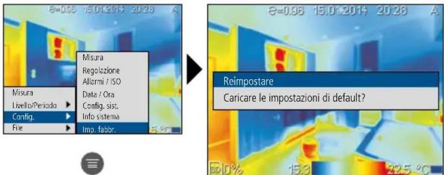 Laserliner ThermoXplorer Pro - Impostazioni predefinite - 1