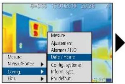 Laserliner ThermoXplorer Pro - Réglages généraux : Date / Heure - 1