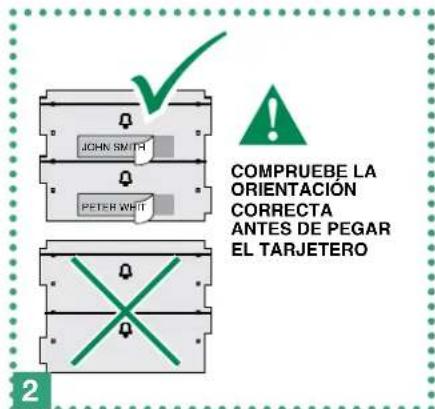 COMELIT HFX7000M - Comoonian el tarjetero de la unidad externa Art. EX-DSM - 4