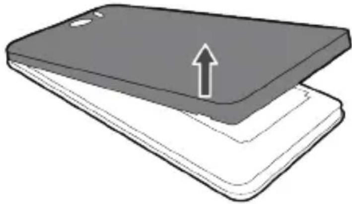 Vodafone Huawei Y5II - Open het batterijdeksel - 1