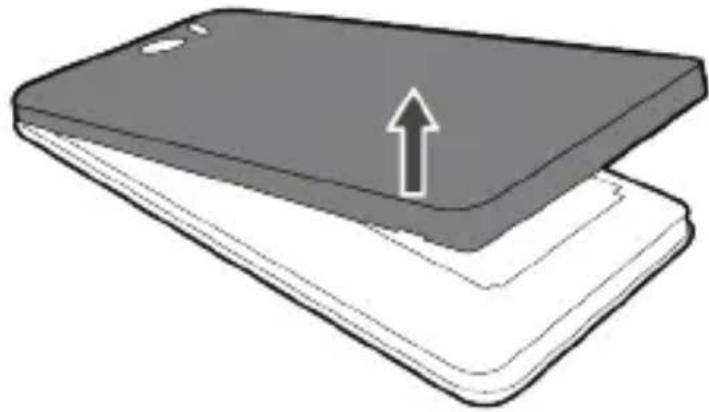 Vodafone Huawei Y5II - Apriere l coperchio della batteria - 1