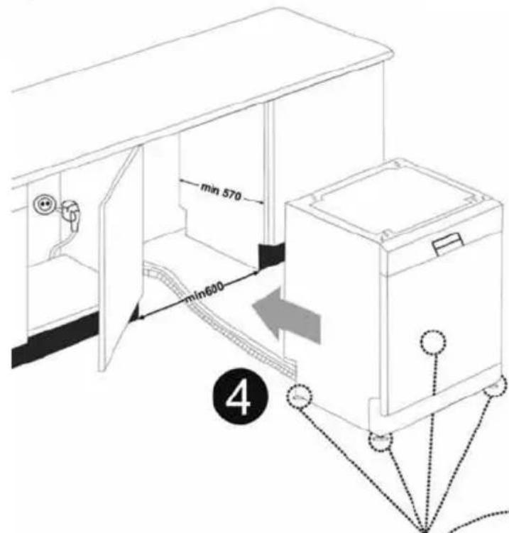 INVENTUM VVW7020 - de vaatwasmachine onder een werkbladplaatsen - 2