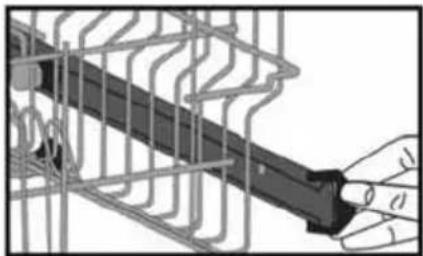INVENTUM VVW7020 - ADJUSTING THE HEIGHT OF THE UPPER BASKET - 1
