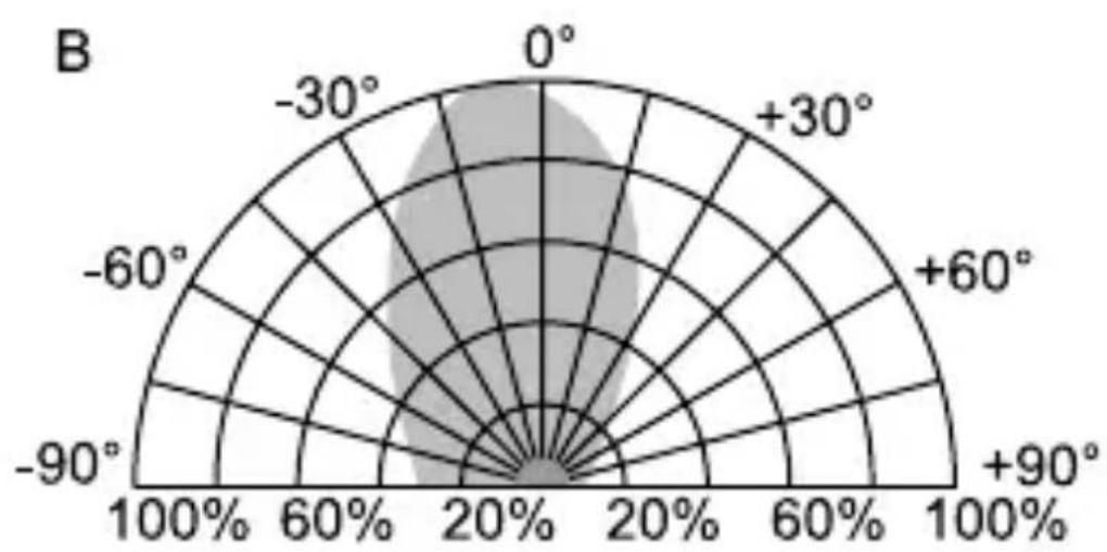 Busch-Jaeger 6411 U101 - IR-mottagningsområde SWE 250 - 2