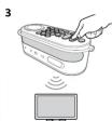 SONY SRSLSR100 - Setting remote / Réglage de la télécommande / Einstellung der Fernbedienung - 3