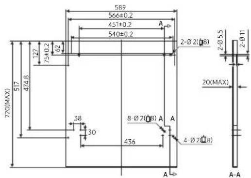 SAMSUNG DW60M6040FW - KROK 3. PRZYGOTOWANIE PANELU NIESTANDARDOWEGO (DO ZMYWAREK DO CAŁKOWITEJ I CZĘŚCIOWEJ ZABUDOWY) - 1