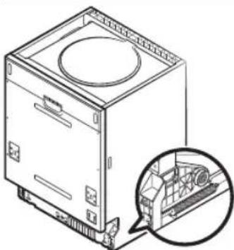 SAMSUNG DW60M6040FW - (PARA MÁQUINAS DE LAVAR DE ENCASTRE PARCIAL E ENCASTRE TOTAL) - 1