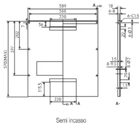 SAMSUNG DW60M6040FW - PASSAGGIO 3. PREPARAZIONE DI UN PANNELLO PERSONALIZZATO (PER LAVASTOVIGLIE AD INCASSO ED A SEMI INCASSO) - 2
