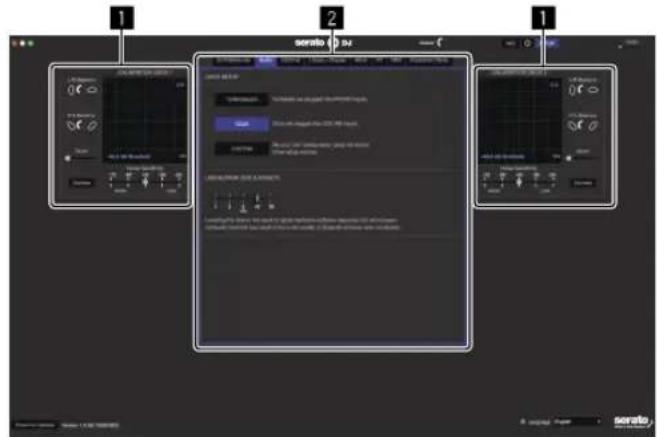 PIONEER DJMS3 - Écran de réglage de Serato DJ - 1