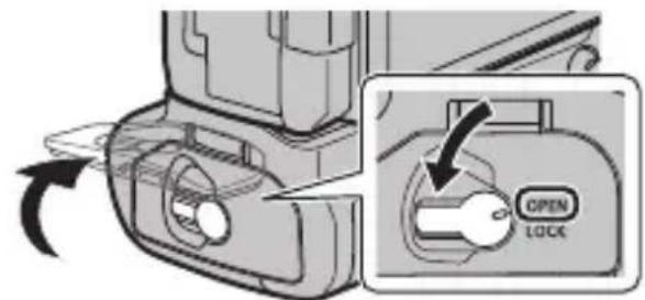 PANASONIC Lumix DMWBGGH5 - Einlagen/Entfernen des Akkus - 1