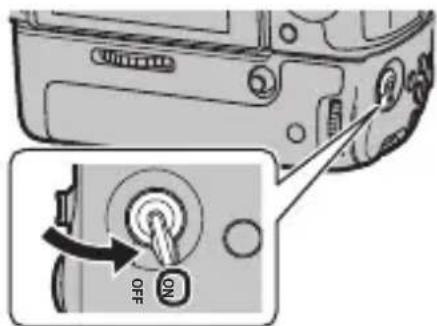 PANASONIC Lumix DMWBGGH5 - Turn the operation ON/OFF switch on the battery grip to [ON]. - 1