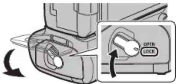 PANASONIC Lumix DMWBGGH5 - Inserimento/Rimozione della batteria - 3