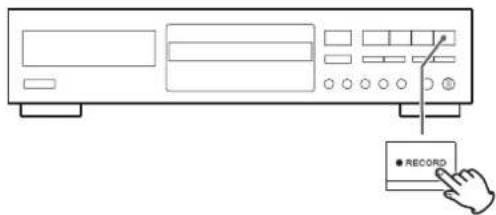 TEAC CDRW890MKII - Appuyez sur la touche RECORD. - 1