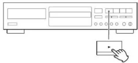 TEAC CDRW890MKII - Appuyez sur la touche Lecture (▶) pour lancer l'effacement. - 1