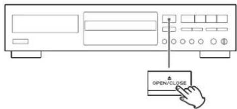 TEAC CDRW890MKII - Press the OPEN/CLOSE (▲) button to close the tray. - 1