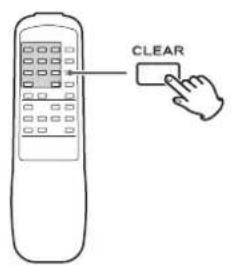 TEAC CDRW890MKII - To clear the program - 1