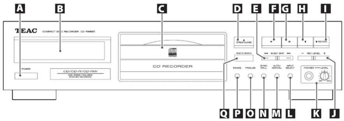 TEAC CDRW890MKII - Entretien - 2