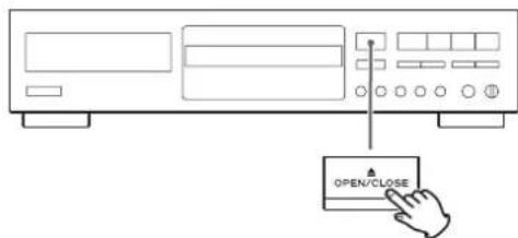 TEAC CDRW890MKII - Pulse el botón OPEN/CLOSE (▲). - 1