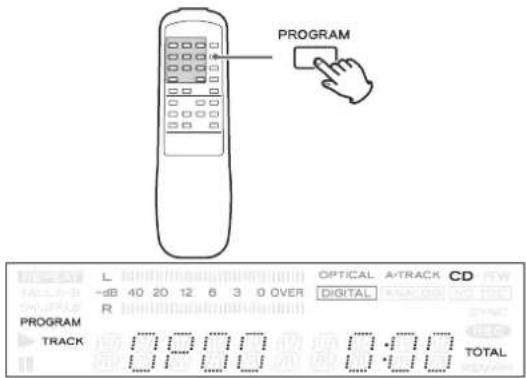 TEAC CDRW890MKII - Appuyez à l'arrêt sur la touche PROGRAM. - 1