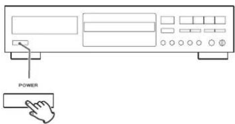 TEAC CDRW890MKII - Mise sous tension - 1