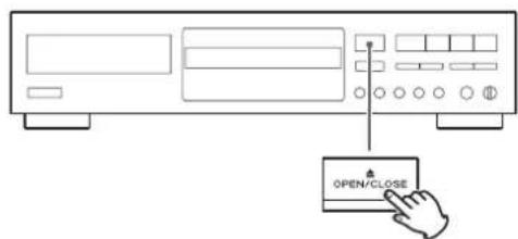 TEAC CDRW890MKII - Appuyez à nouveau sur la touche OPEN/CLOSE (▲) pour fermer le tiroir. - 1