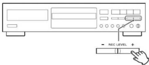 TEAC CDRW890MKII - If necessary, adjust the recording level using the REC LEVEL buttons. - 1