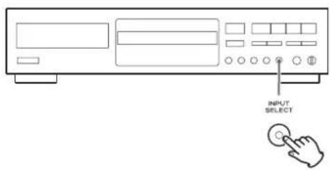 TEAC CDRW890MKII - Select the source to be recorded using the INPUT SELECT button. - 1