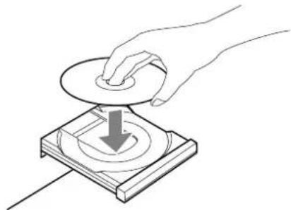 TEAC CDRW890MKII - Place a disc on the tray with the disc label side up. - 1