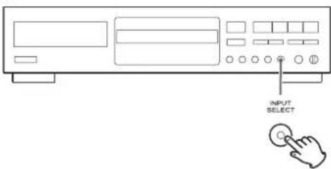 TEAC CDRW890MKII - Select the source to be recorded using the INPUT SELECT button. - 1