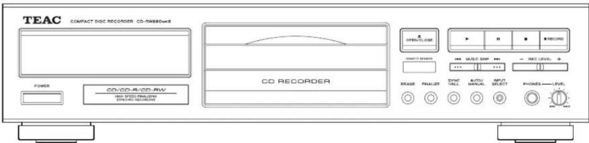 TEAC CDRW890MKII - CD-RW890MKII - 1