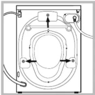 INDESIT IWC 81283 CECO EU.M - Desembalar e nivelar Desembalar - 1