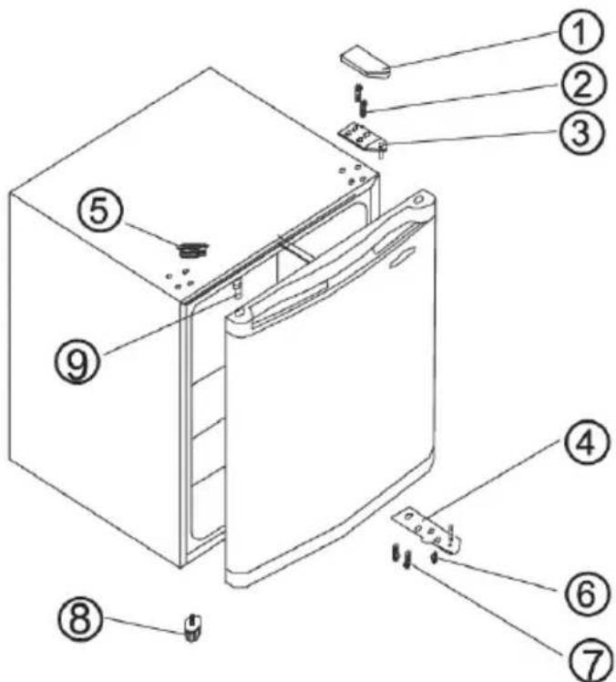 SEVERIN KS 9837 - Omhängbar dorr - 1